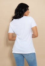 Load image into Gallery viewer, White Evil Eye T-shirt
