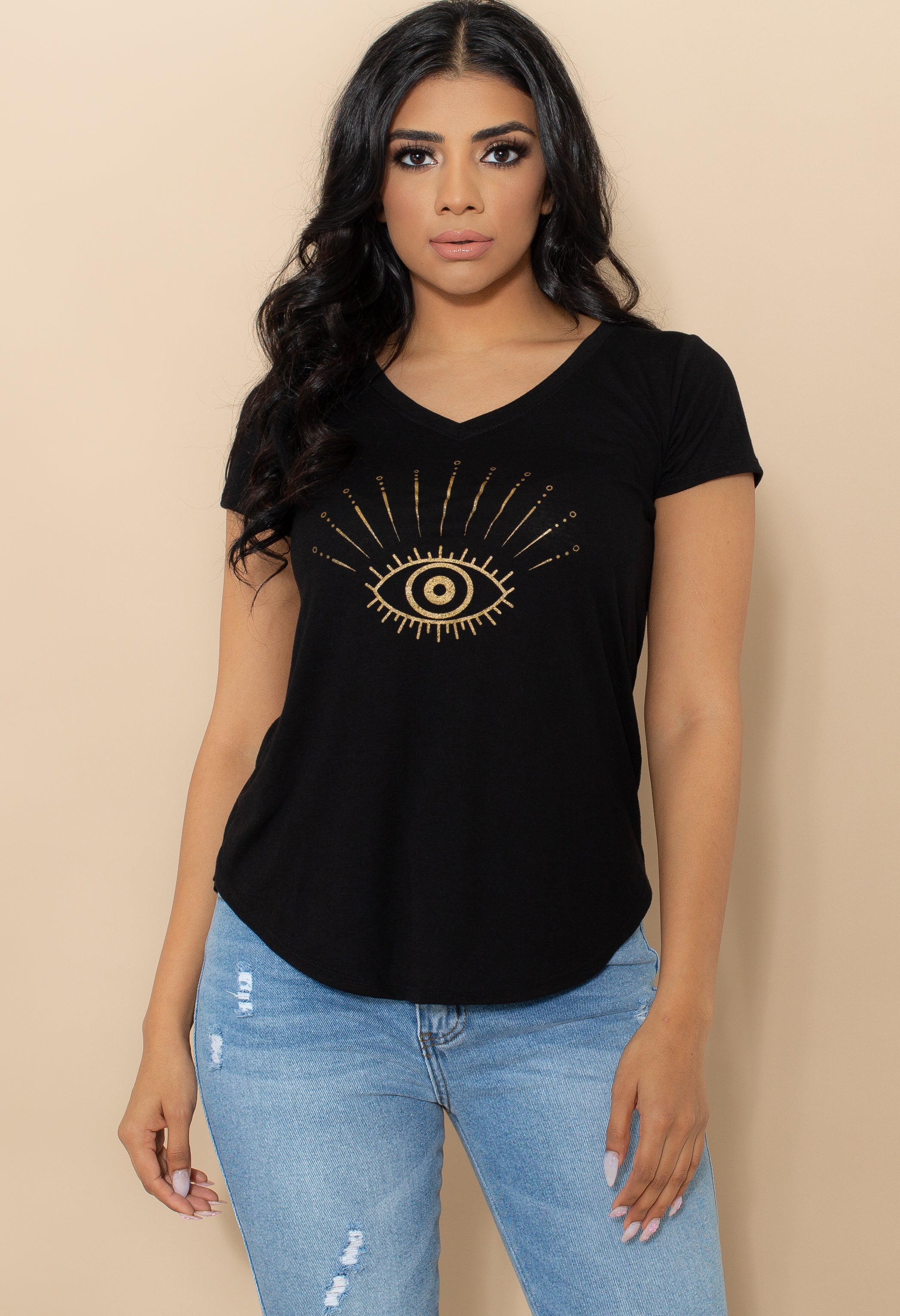 Black Evil Eye T-shirt