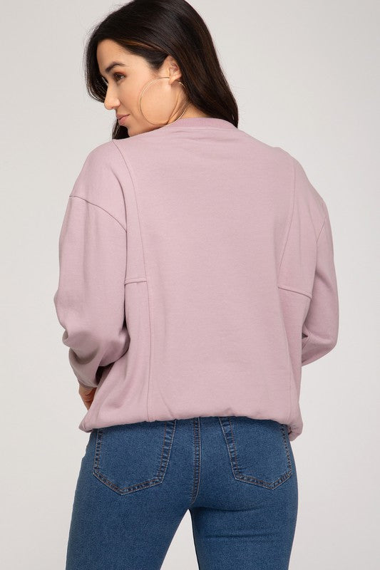 Mauve Crewneck Sweatshirt