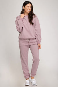 Mauve Crewneck Sweatshirt