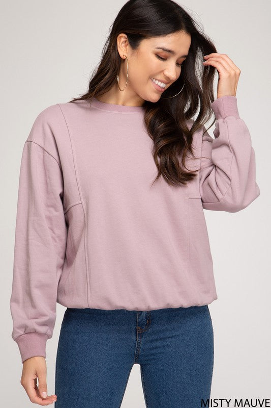 Mauve Crewneck Sweatshirt