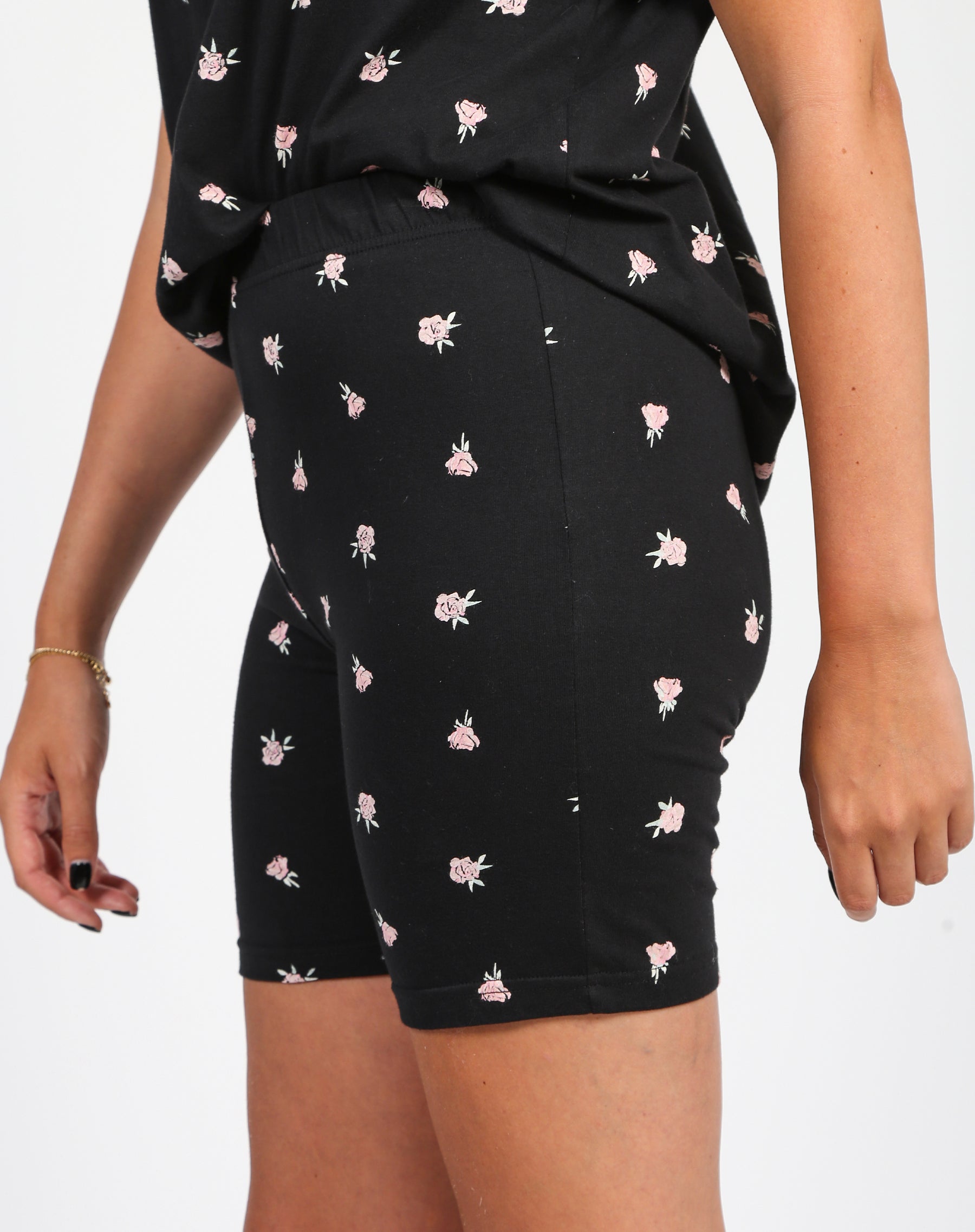 The Rose Garden Biker Shorts