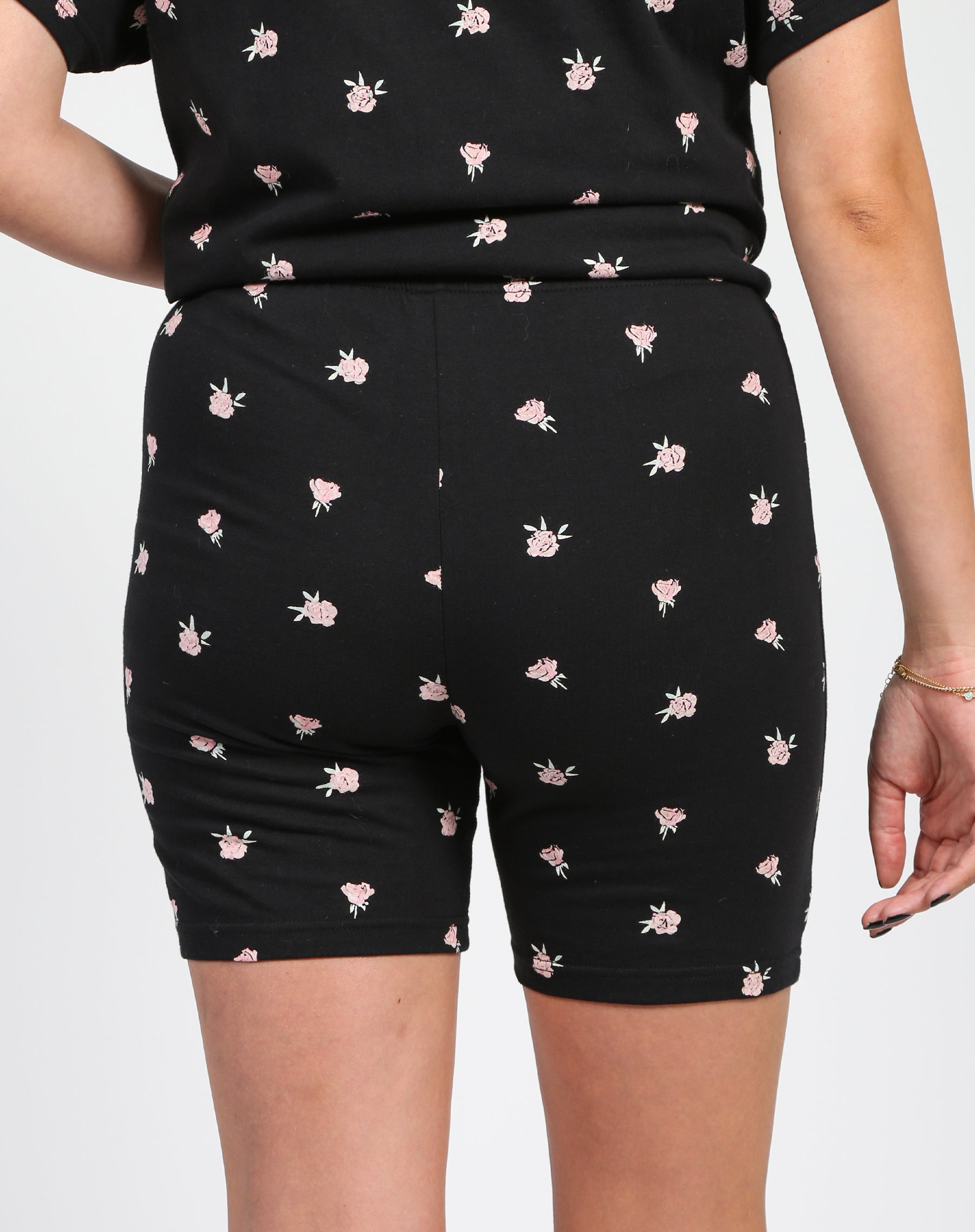 The Rose Garden Biker Shorts